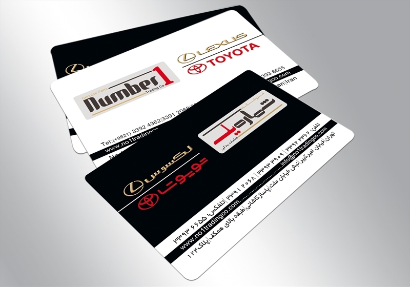 کارت ویزیت pvc - داتکو - 3890