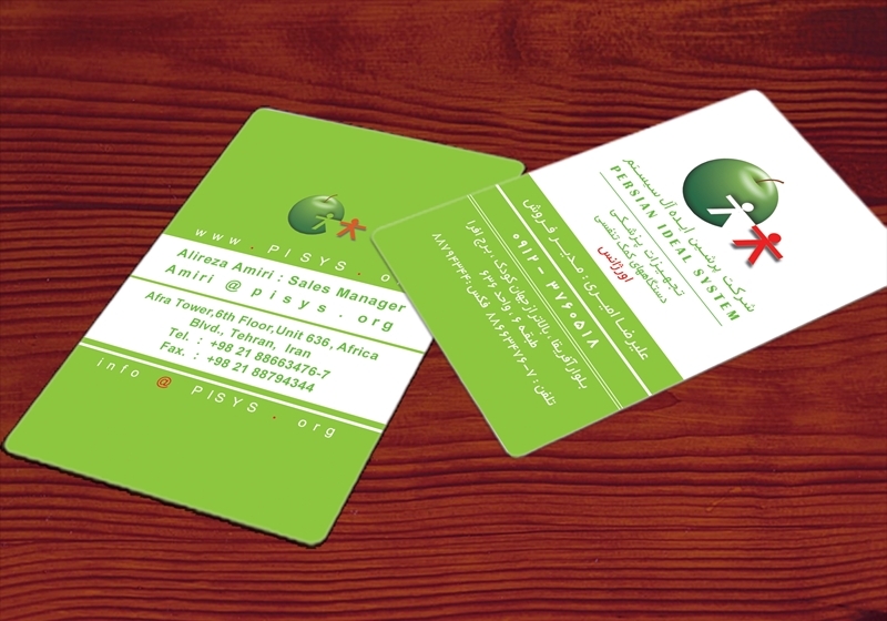 کارت ویزیت pvc - داتکو - 3996