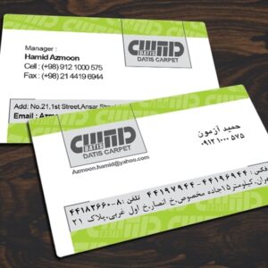 کارت ویزیت pvc - داتکو - 4525