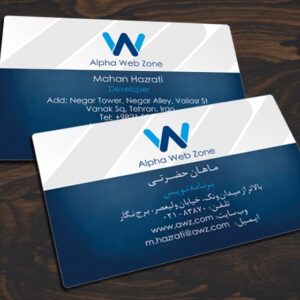 کارت ویزیت pvc - داتکو - 4714