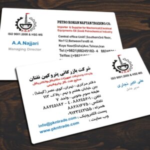 کارت ویزیت pvc - داتکو - 4784