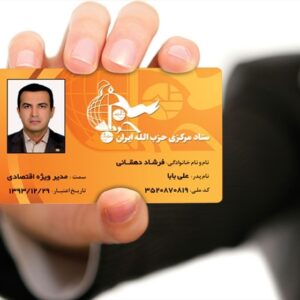 کارت ویزیت pvc - داتکو - 5037