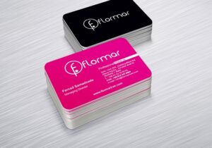 نمونه کارت ویزیت آرایشگاه زنانه