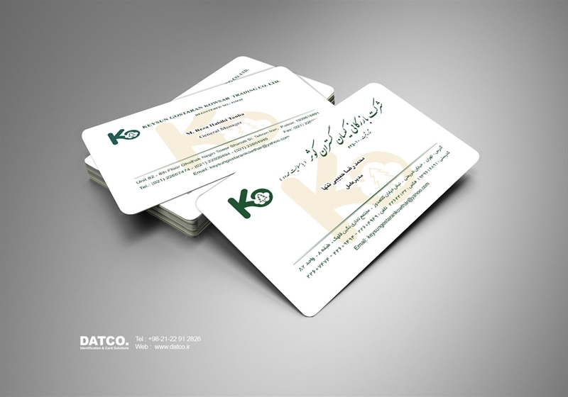 کارت ویزیت pvc - داتکو - 5129