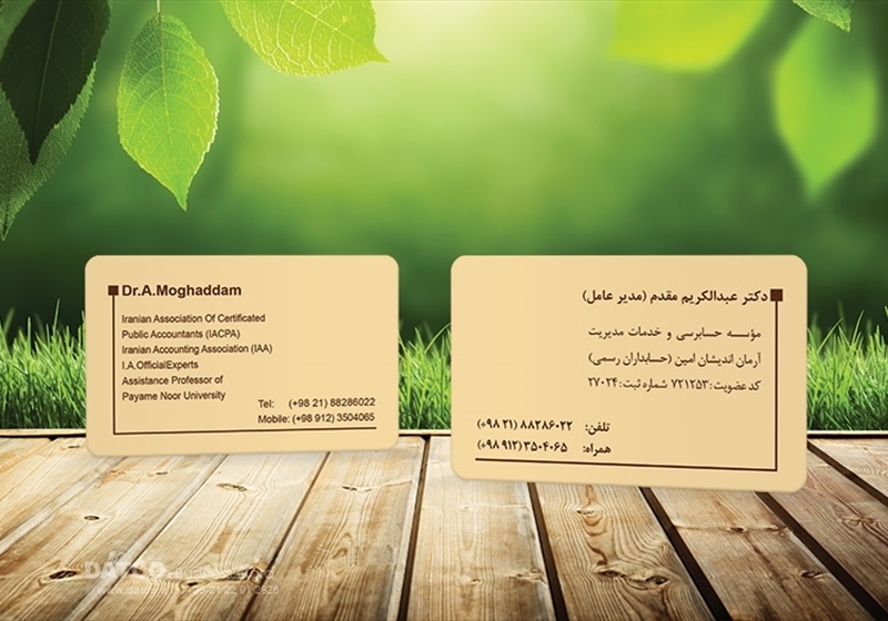 کارت ویزیت pvc - داتکو - 5359