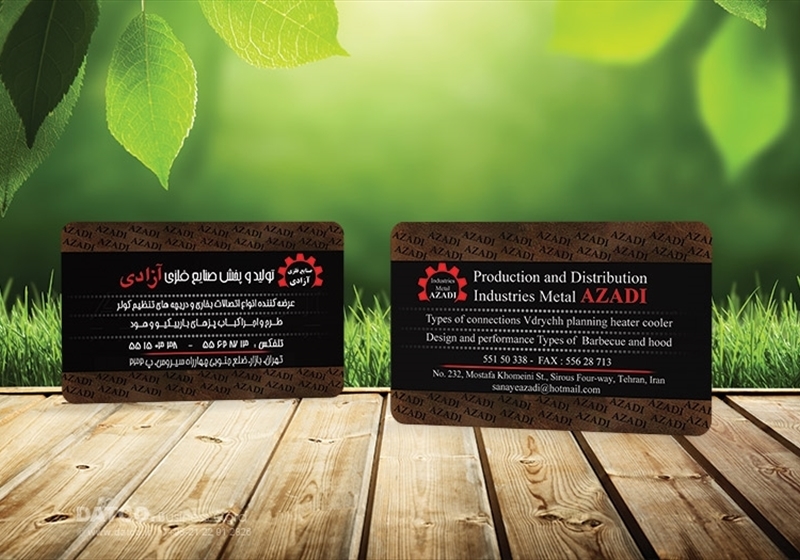 کارت ویزیت pvc - داتکو - 5387