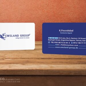 کارت ویزیت pvc - داتکو - 5389