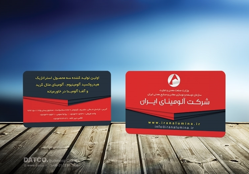 کارت ویزیت pvc - داتکو - 5401