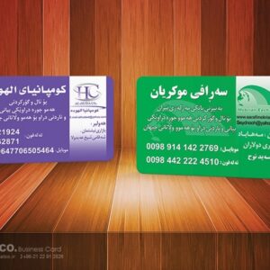 کارت ویزیت pvc - داتکو - 5461