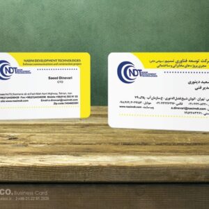کارت ویزیت pvc - داتکو - 5603