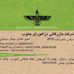 کارت ویزیت pvc - داتکو - 2259