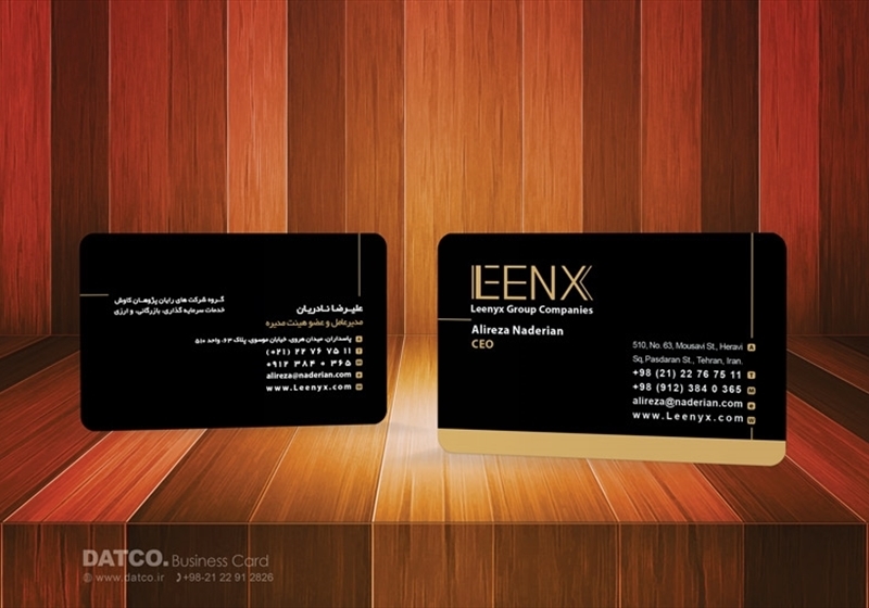 کارت ویزیت pvc - داتکو - 5691