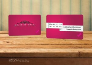 کارت ویزیت pvc - داتکو - 5736