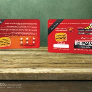 کارت ویزیت pvc - داتکو - 5746