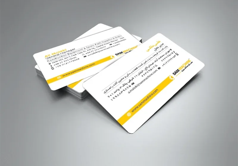 کارت ویزیت pvc - داتکو - 6045