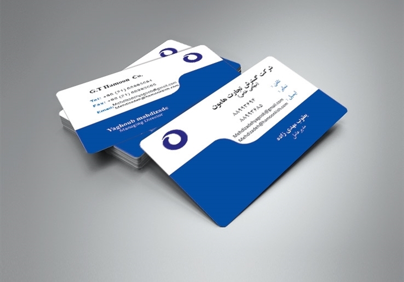 کارت ویزیت pvc - داتکو - 6163