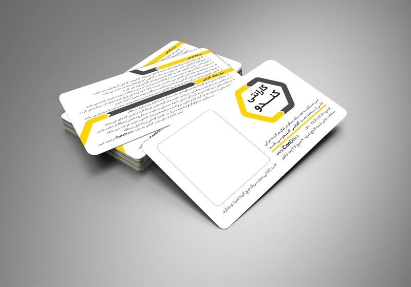 کارت ویزیت pvc - داتکو - 6372