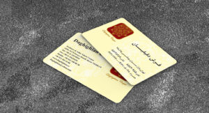 کارت ویزیت pvc - داتکو - 6831