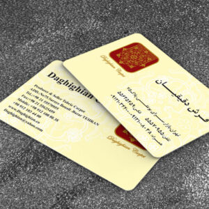 کارت ویزیت pvc - داتکو - 6831