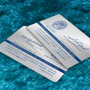 کارت ویزیت pvc - داتکو - 6953