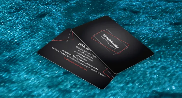 کارت ویزیت pvc - داتکو - 6987