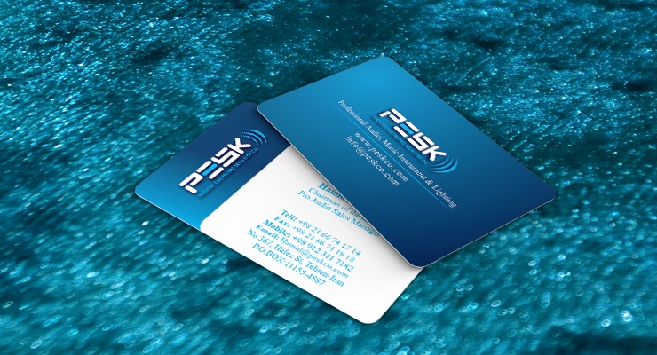 طراحی و چاپ کارت ویزیت موسیقی