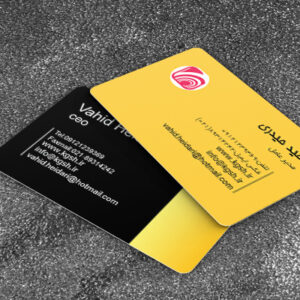 کارت ویزیت pvc - داتکو - 7104