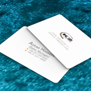 طراحی و چاپ کارت ویزیت شرکت سنگ