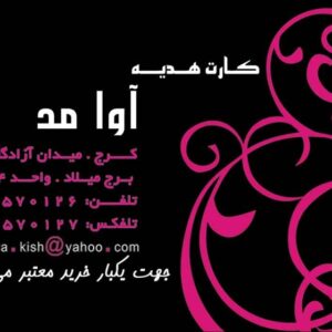 کارت ویزیت pvc - داتکو - 2419