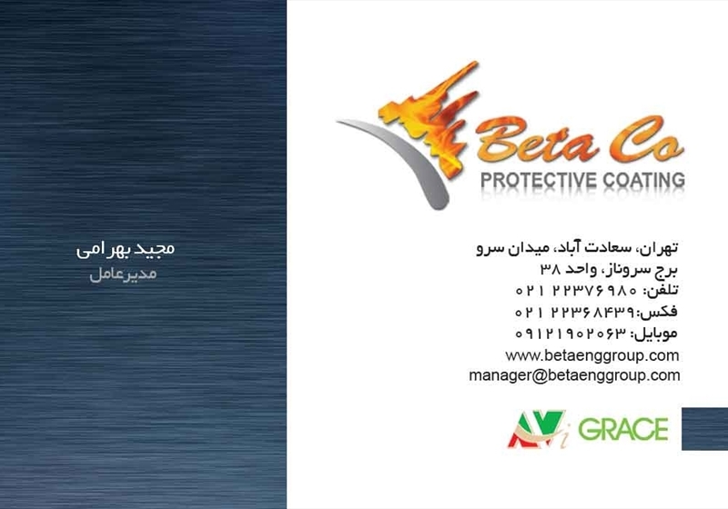 کارت ویزیت pvc - داتکو - 2439