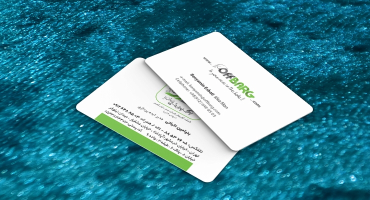 کارت ویزیت pvc - داتکو - 7580