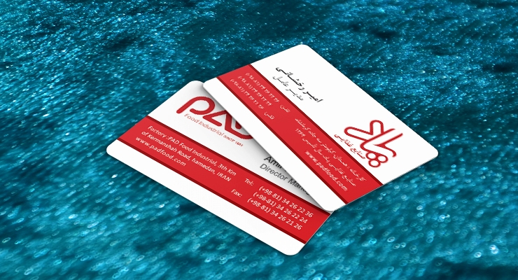 کارت ویزیت pvc - داتکو - 7654