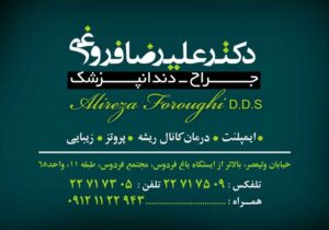 کارت ویزیت pvc - داتکو - 2487