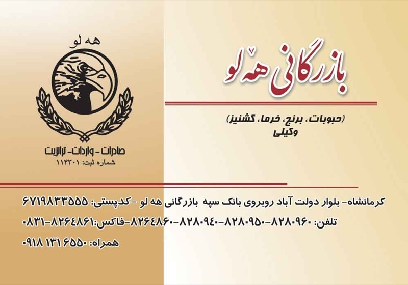 کارت ویزیت pvc - داتکو - 2499