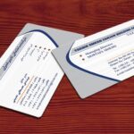 کارت ویزیت pvc - داتکو - 3050