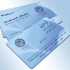 کارت ویزیت pvc - داتکو - 3064