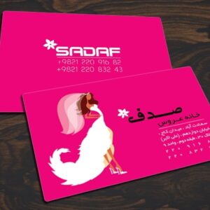 کارت ویزیت pvc - داتکو - 3140