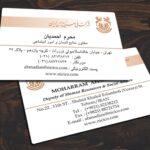 کارت ویزیت pvc - داتکو - 3199