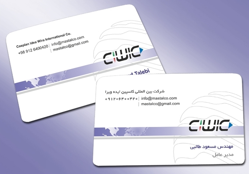 کارت ویزیت pvc - داتکو - 3216