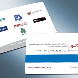 کارت ویزیت pvc - داتکو - 3299