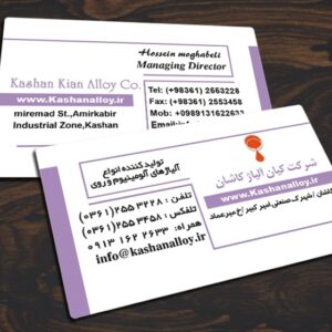 کارت ویزیت pvc - داتکو - 3333