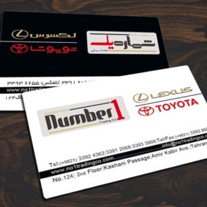 کارت ویزیت pvc - داتکو - 3428