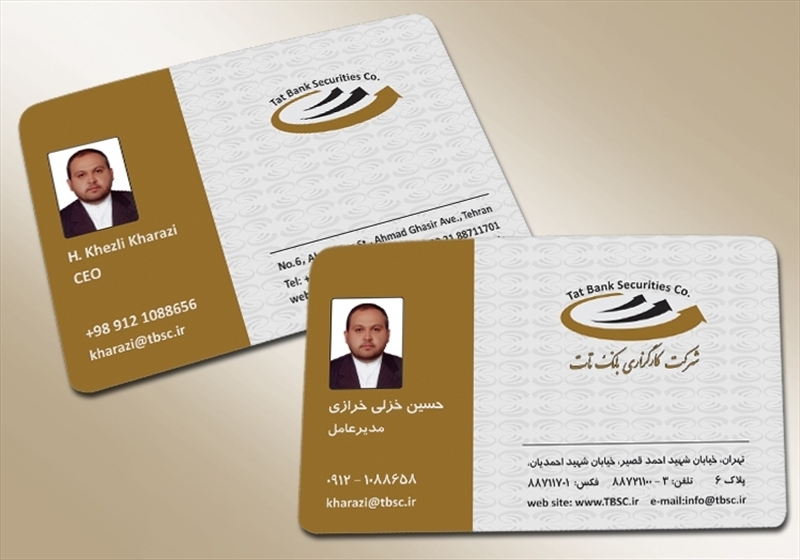 کارت ویزیت pvc - داتکو - 3441