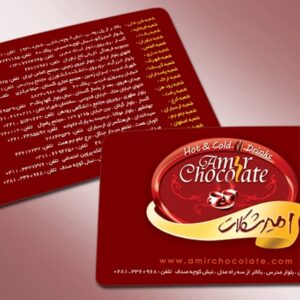 کارت ویزیت pvc - داتکو - 3550