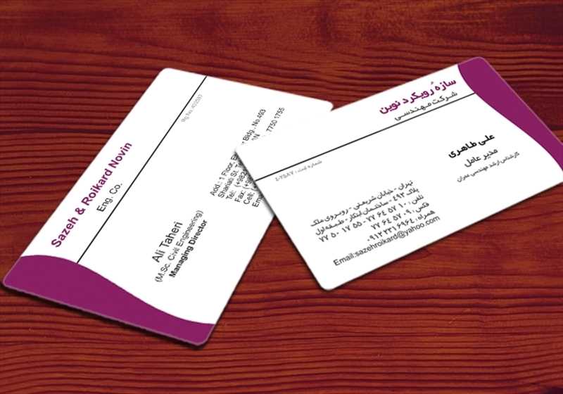 کارت ویزیت pvc - داتکو - 3571