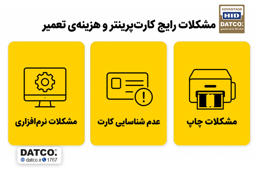 مشکلات رایج تعمیرات کارت