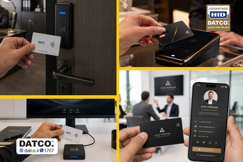 کاربرد NFC در تفاوت بین کارت QR و NFC