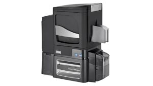 نمای سمت چپ پرینتر DTC1500