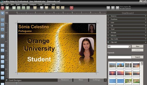 فضای نرم افزار کارت فایو برای طراحی کارت