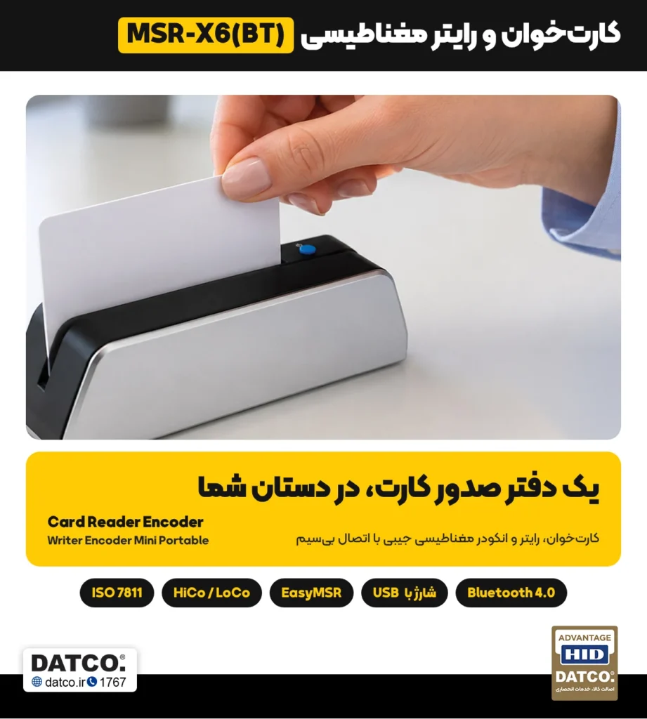 کارتخوان و انکودر مغناطیسی MSR-X6(BT)
